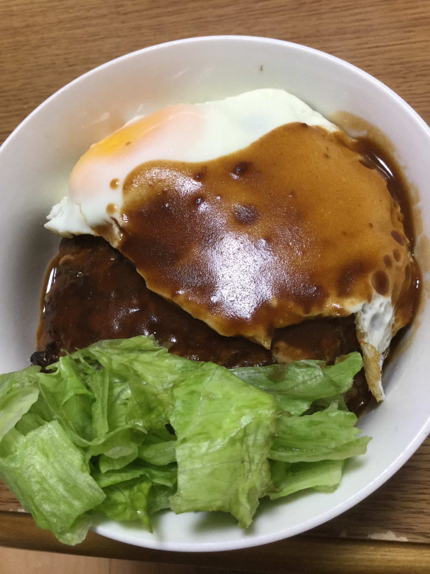 簡単デミグラロコモコ丼 レシピ 作り方 By あぽちょふ 楽天レシピ