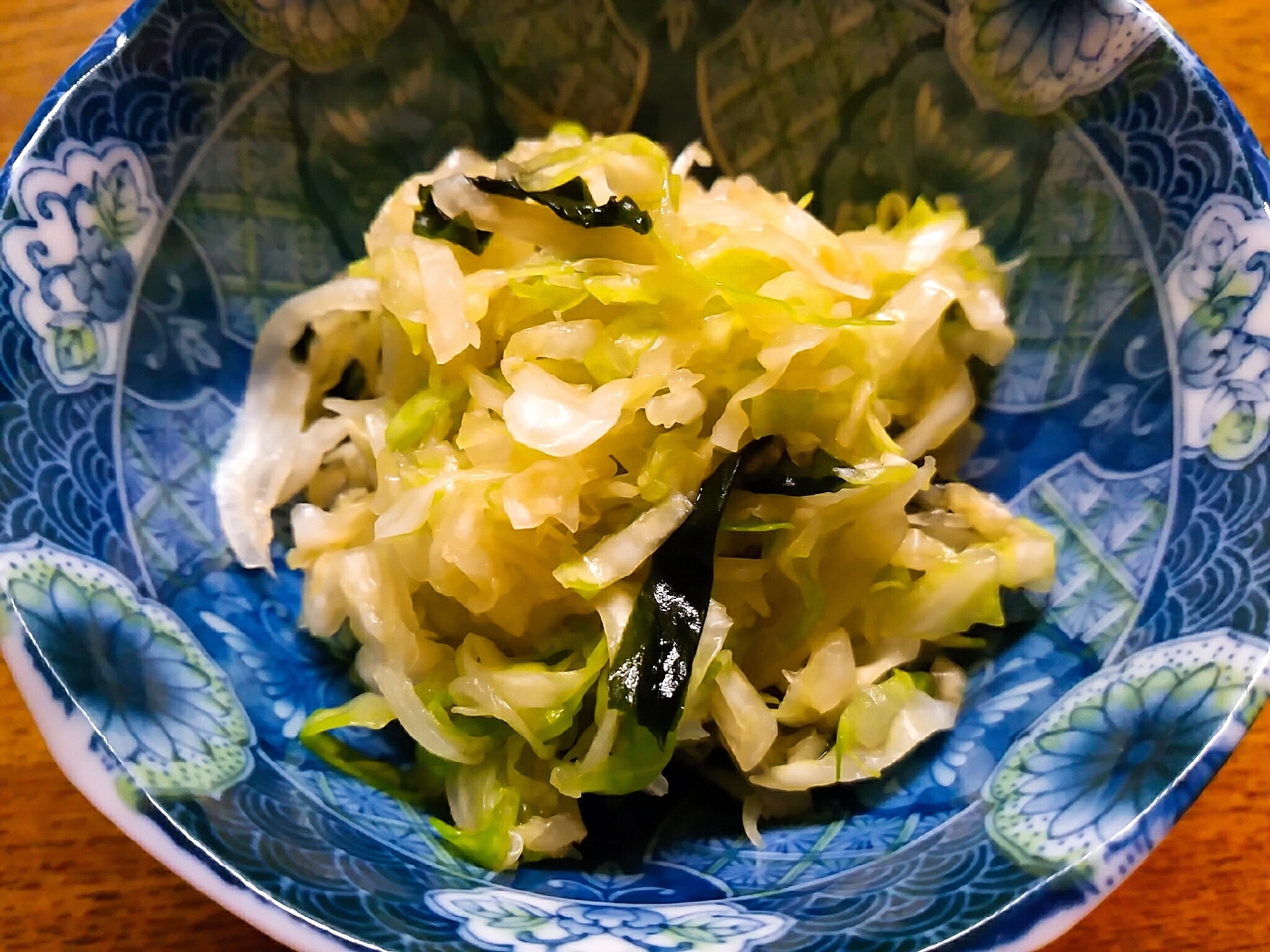 ワカメとキャベツの酢の物