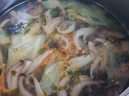 栄養満点！韓国風野菜スープ