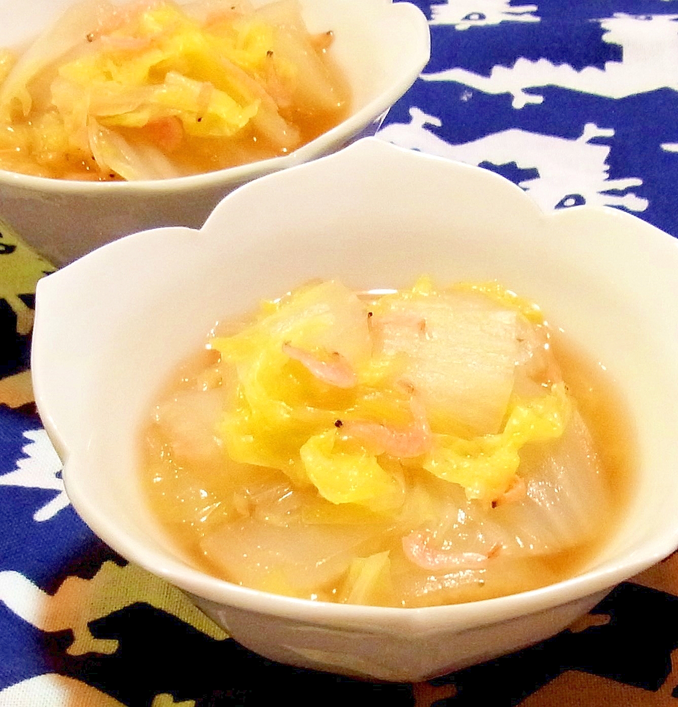 白菜と桜海老のさっと煮