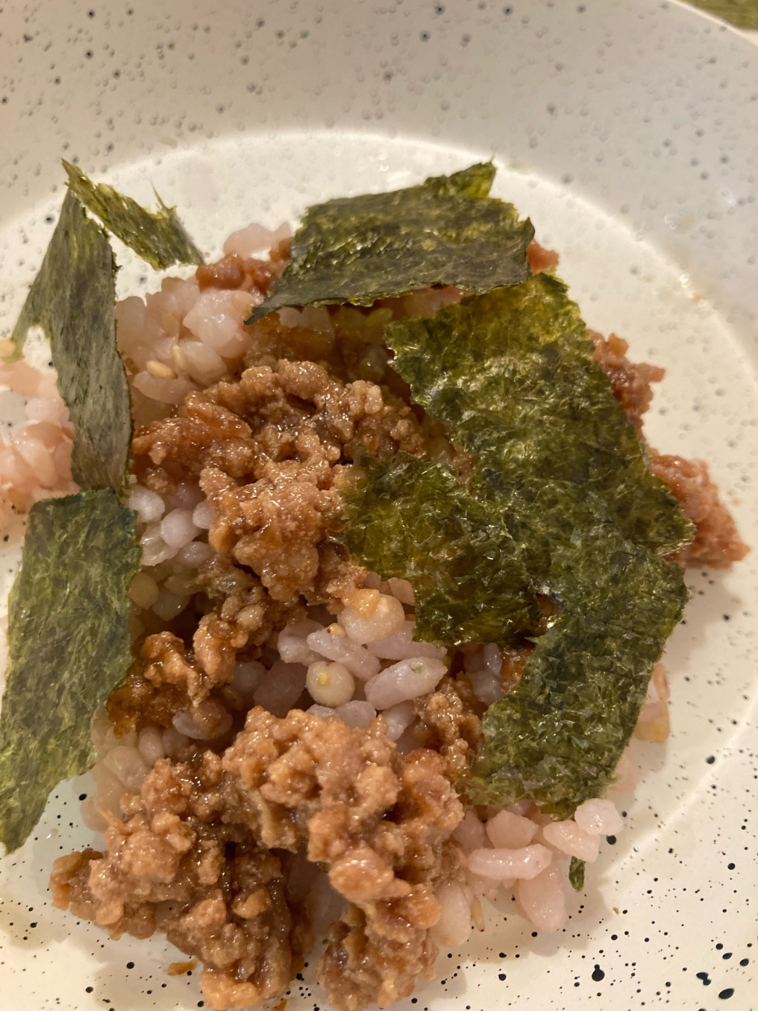 超お手軽！鶏そぼろ飯