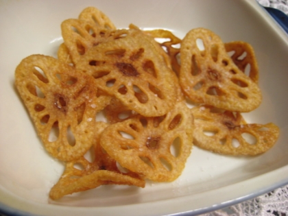 副菜におすすめ！スライサーで作るれんこんチップス