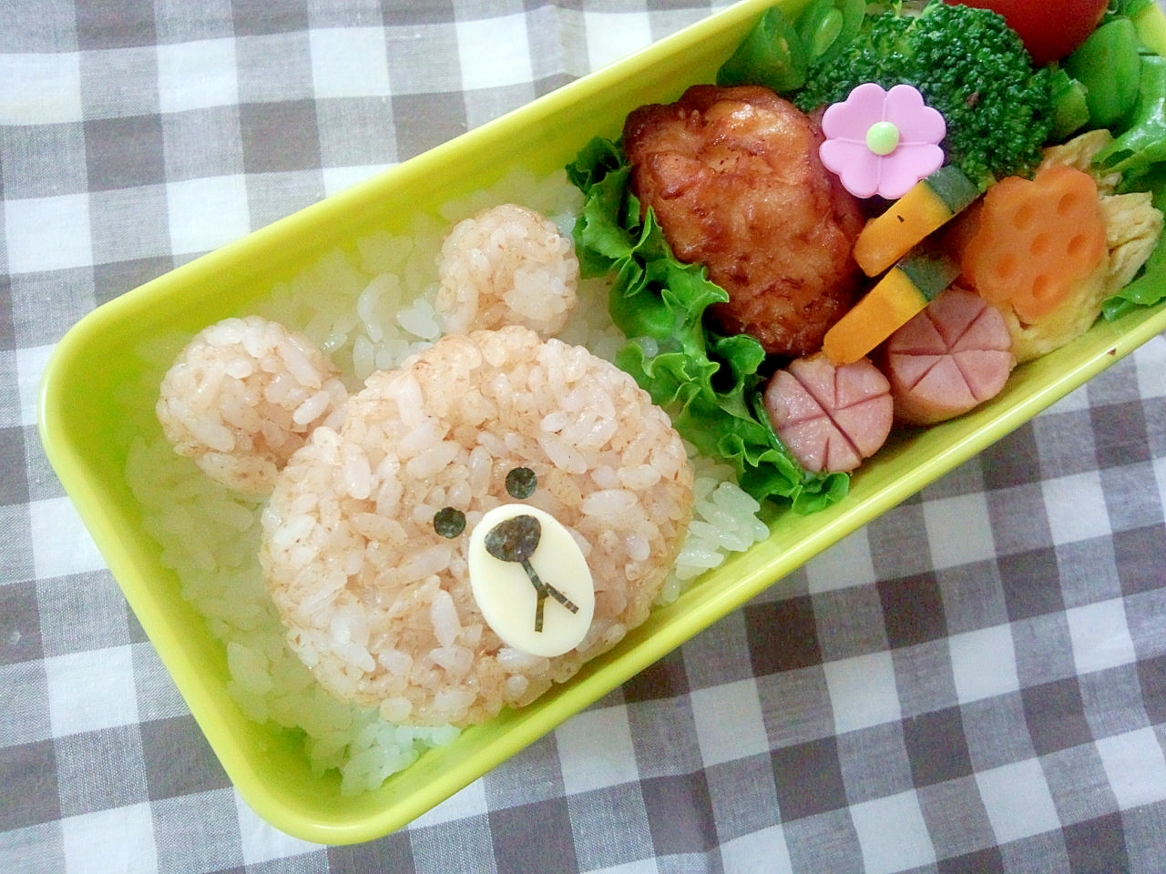 簡単キャラ弁 ブラウン ｌｉｎｅ のお弁当 レシピ 作り方 By Cherry05 楽天レシピ