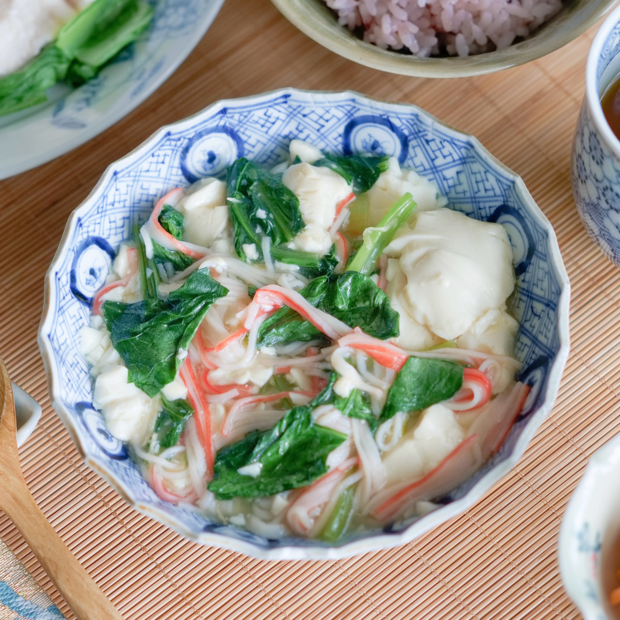 豆腐と小松菜の中華風とろみ煮【中華・副菜】
