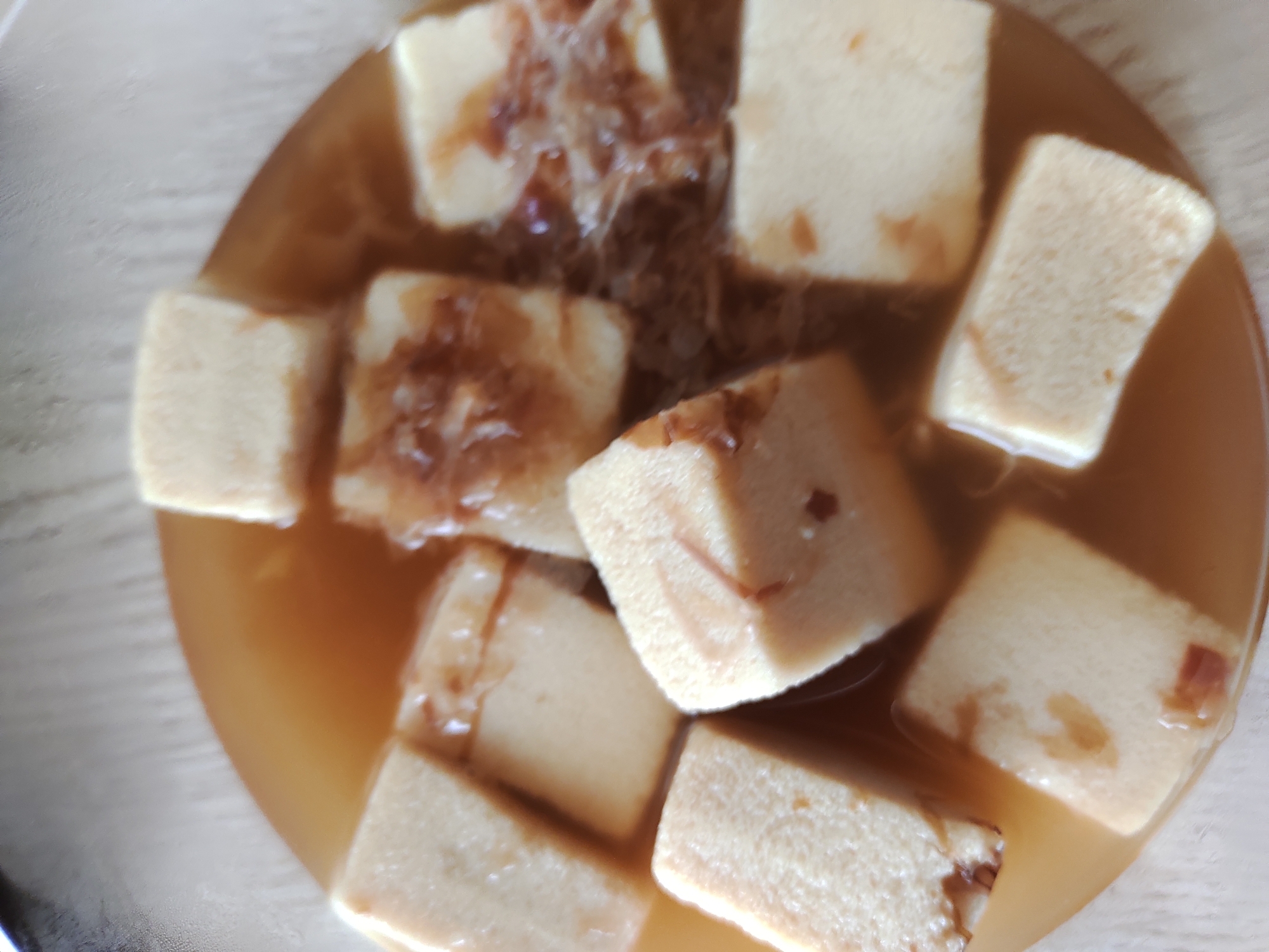 豆腐とツナの生姜煮