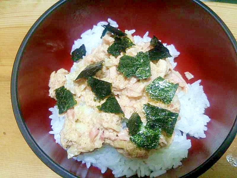 ツナ缶丼/マヨ海苔わさび