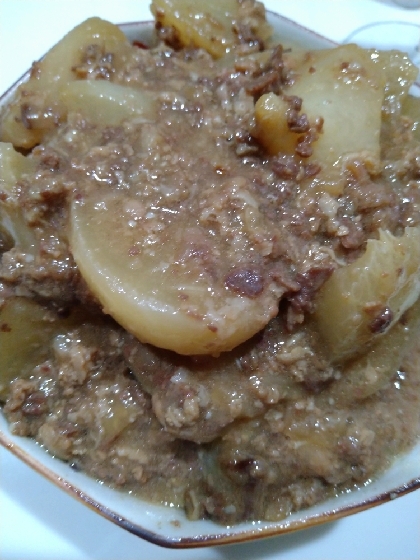 ゴハンがすすむ～☆大根のひき肉あんかけ