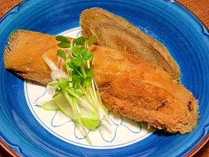 ゴボウ入り☆カレイの煮付け