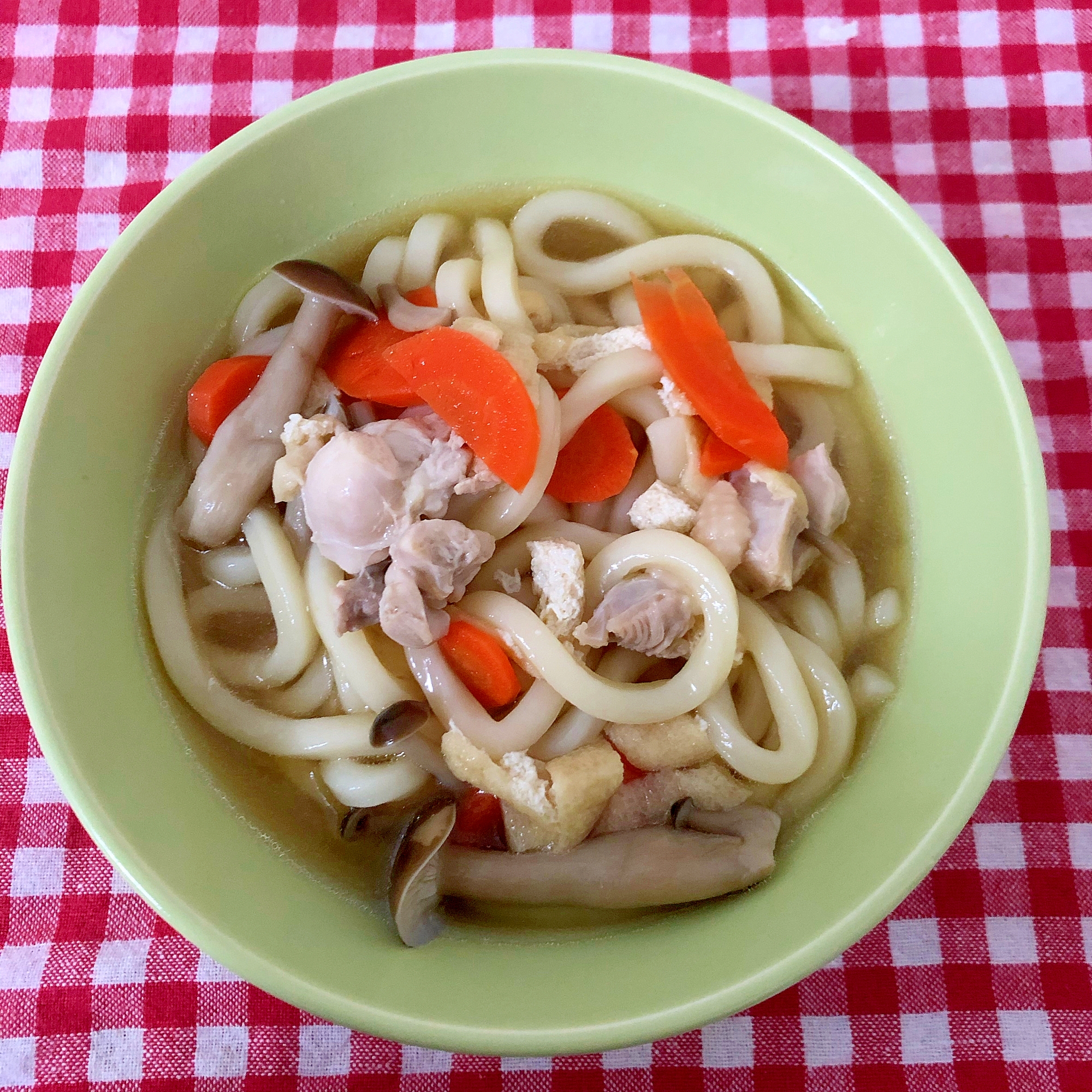 鶏肉としめじの煮込みうどん★