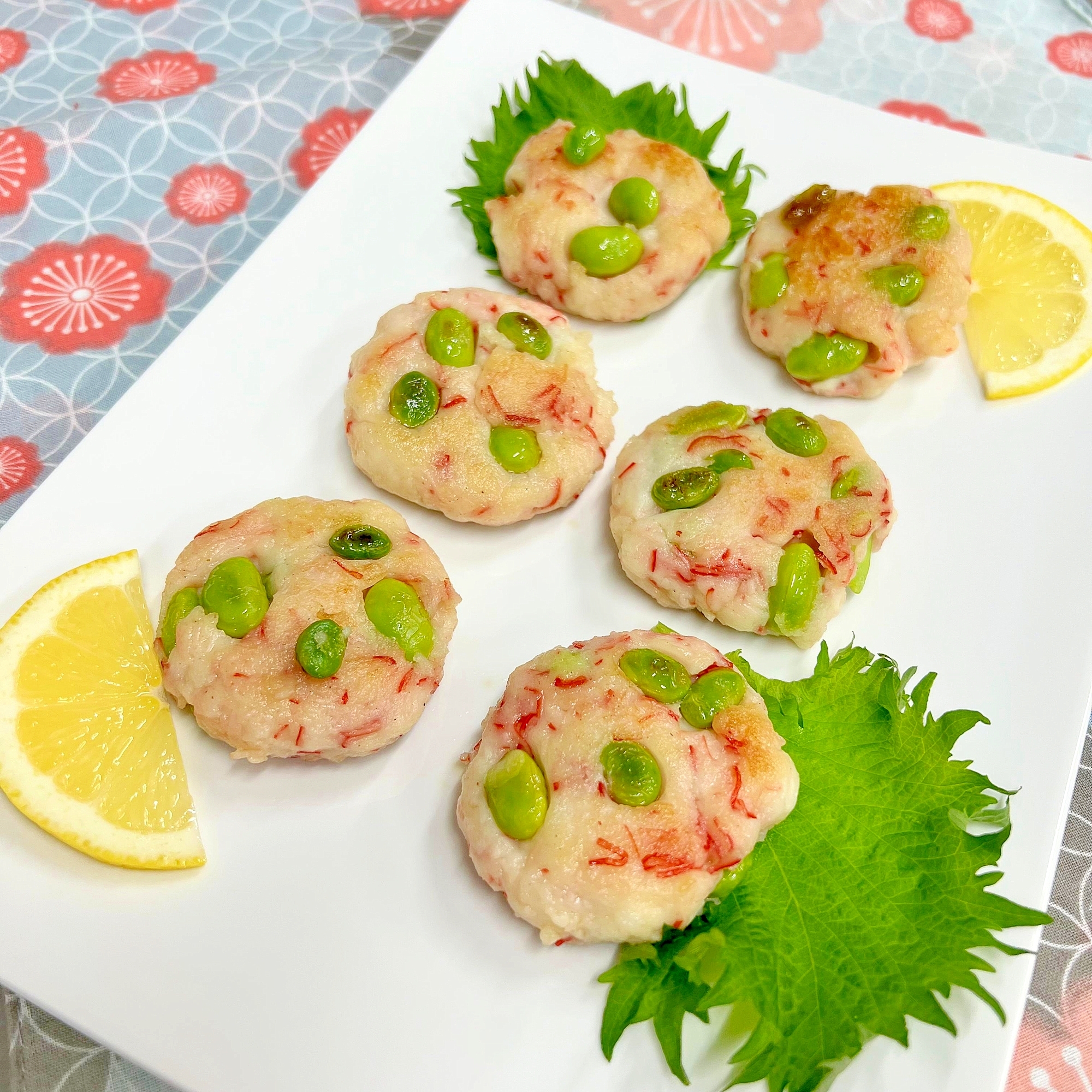 簡単!かにかまと枝豆の★はんぺん焼き