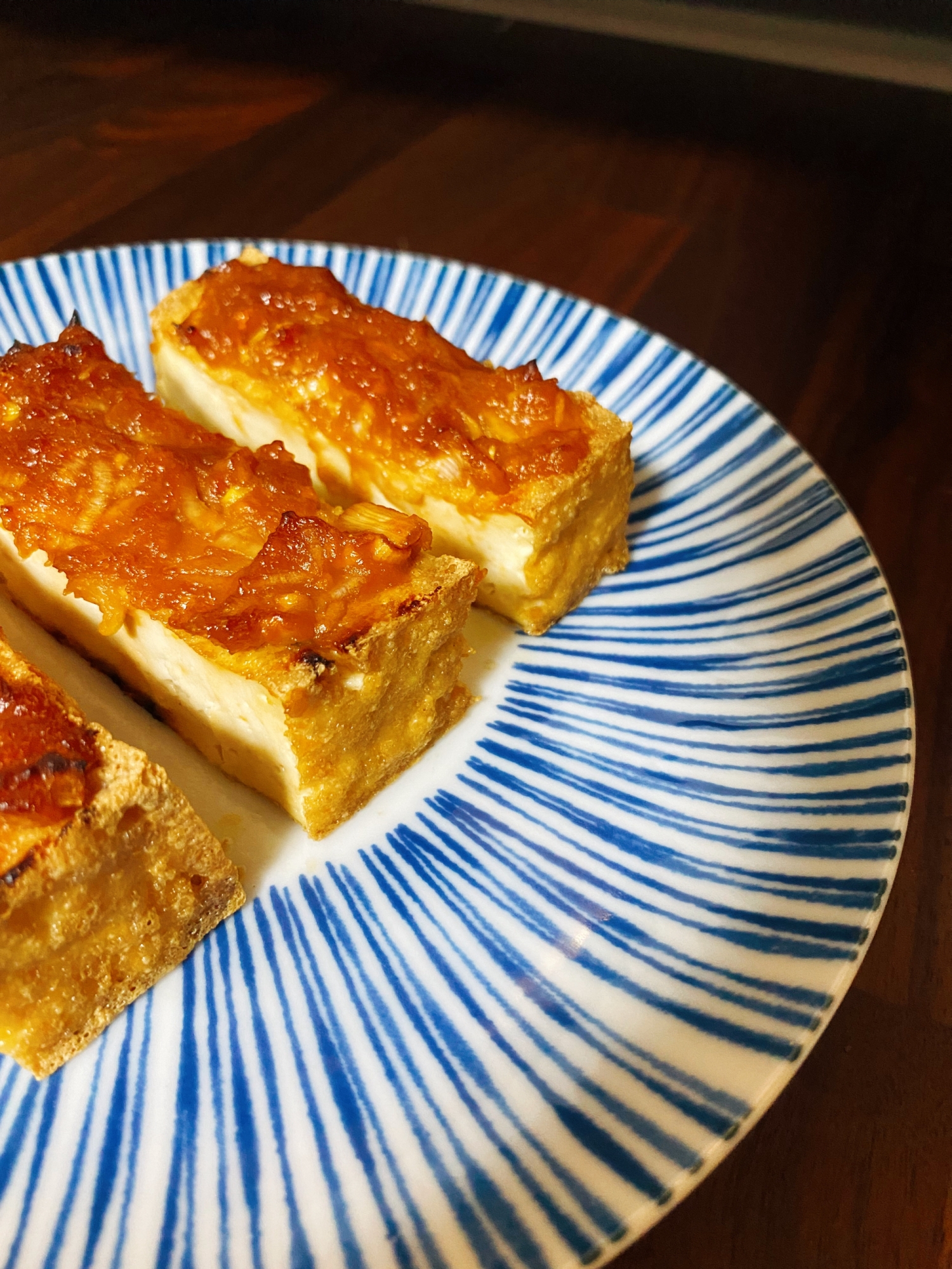 オーブントースターで厚揚げのネギ味噌焼き