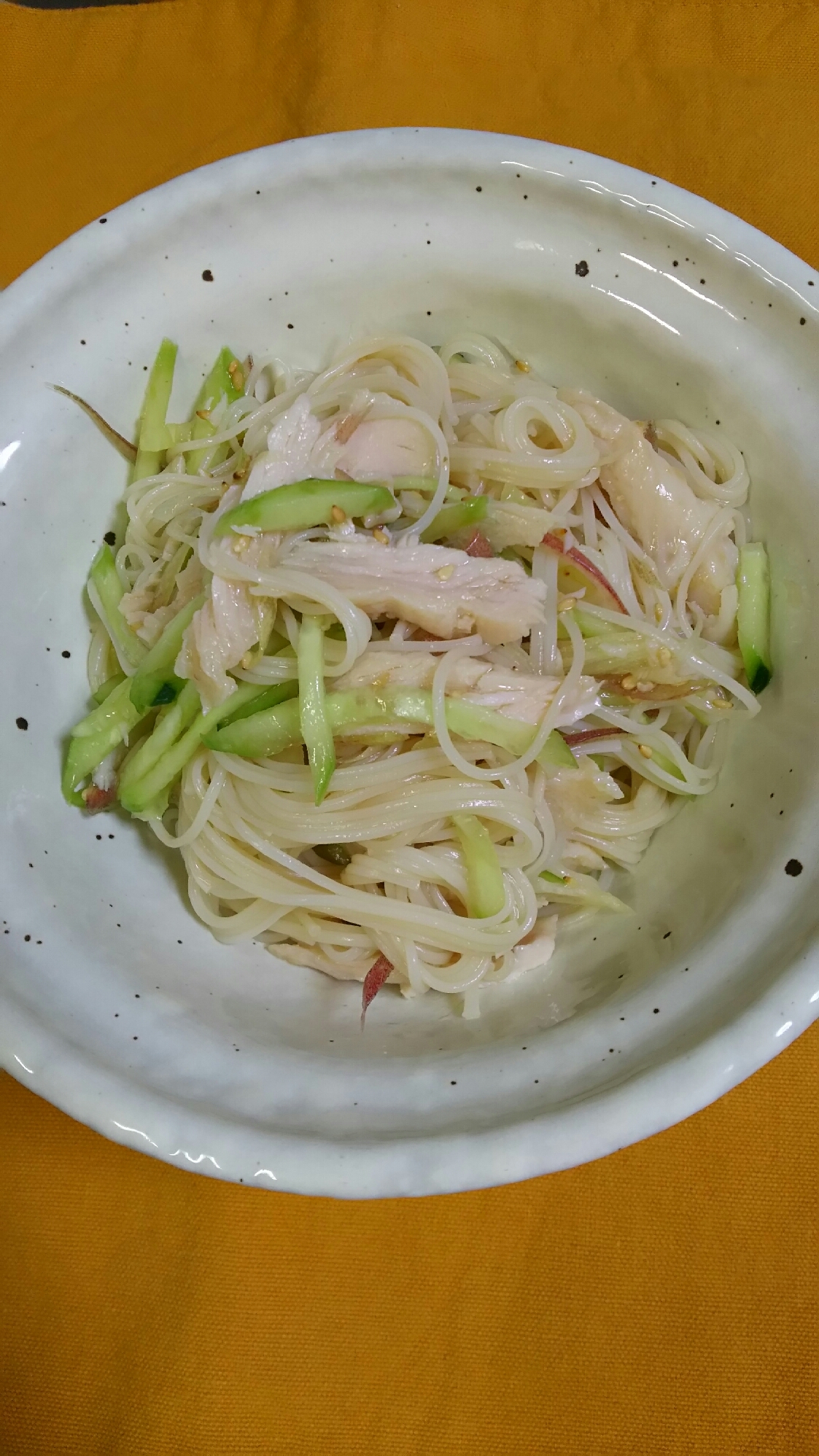 中華風サラダ素麺