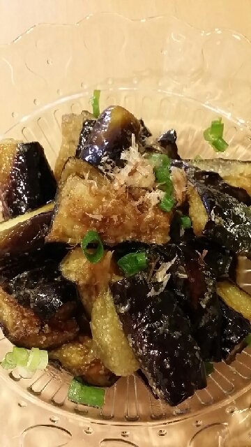 ノンフライヤーと麺つゆで簡単★茄子の揚げ浸し！