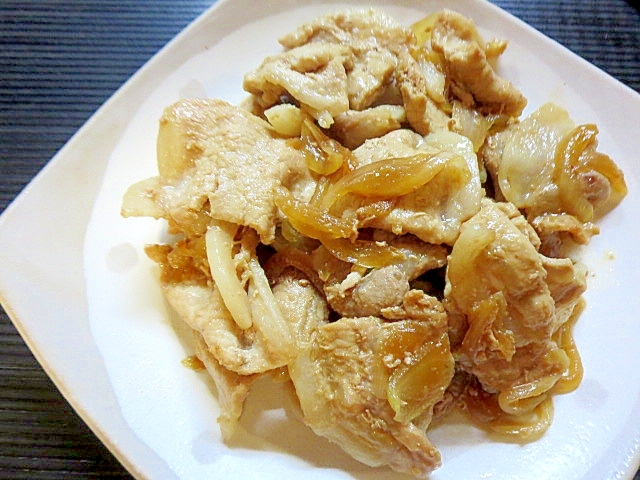 味噌風味の豚の生姜焼き