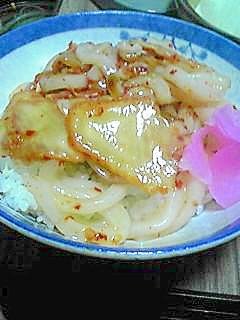 イカキムチ丼