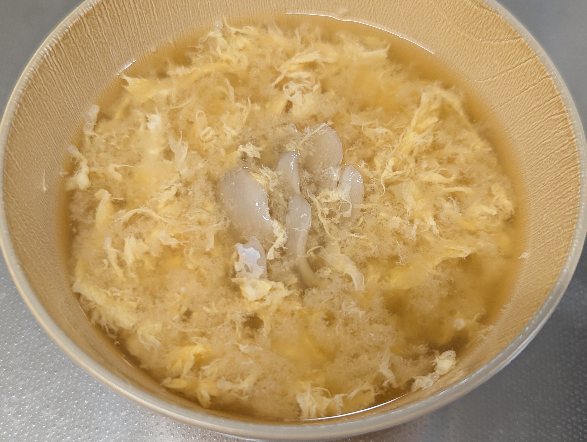 舞茸と卵のお味噌汁