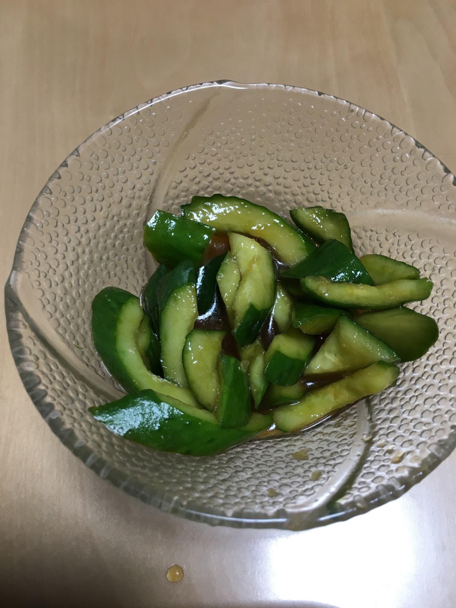 きゅうりの中華風漬物