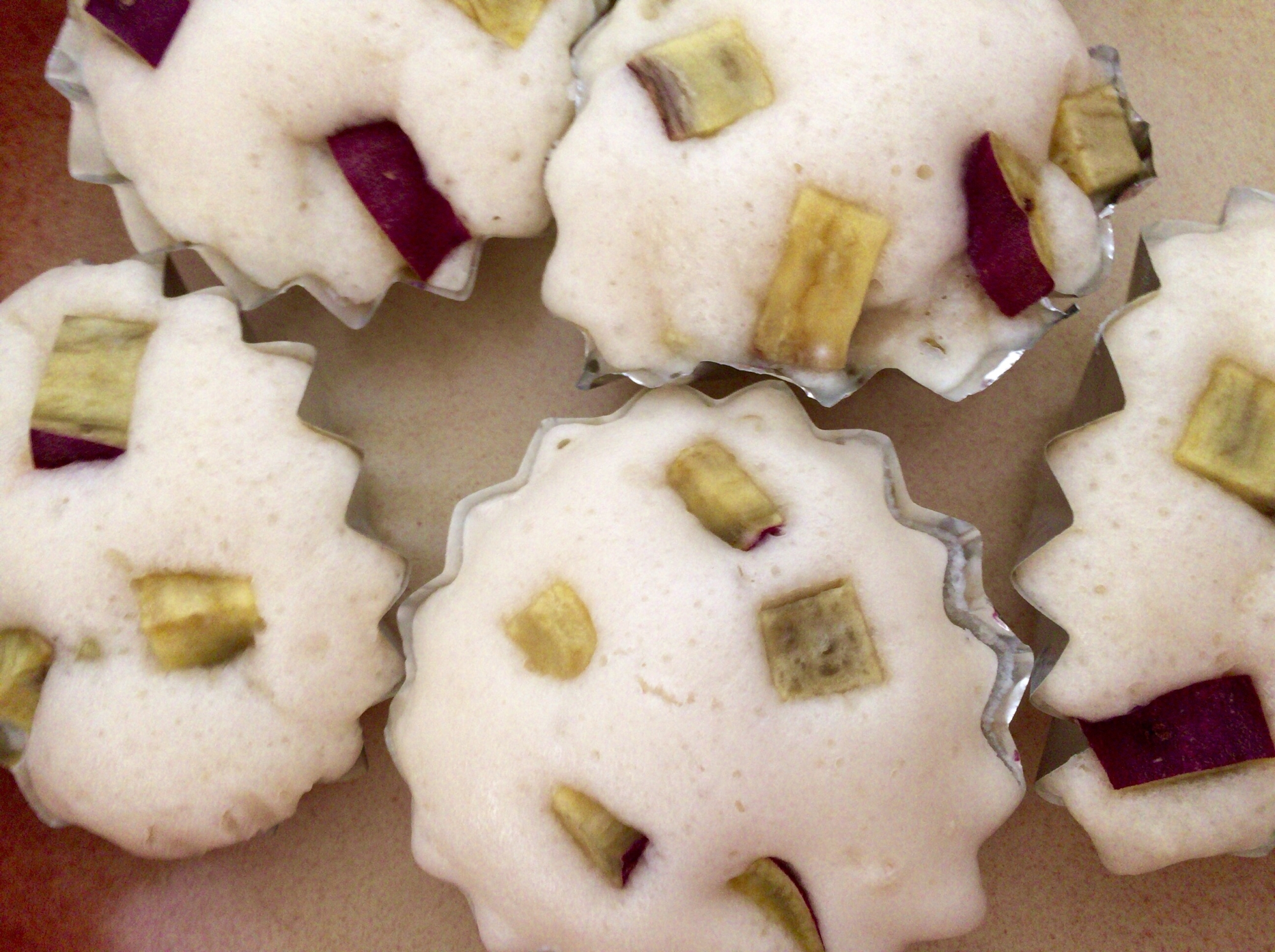 卵なし シンプルフライパンでさつまいも蒸しパン レシピ 作り方 By Sayappeee 楽天レシピ