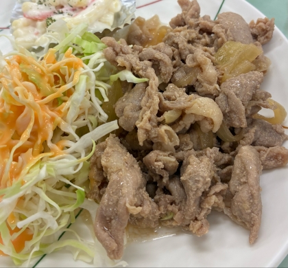 漬けこまないタモリ式豚の生姜焼き