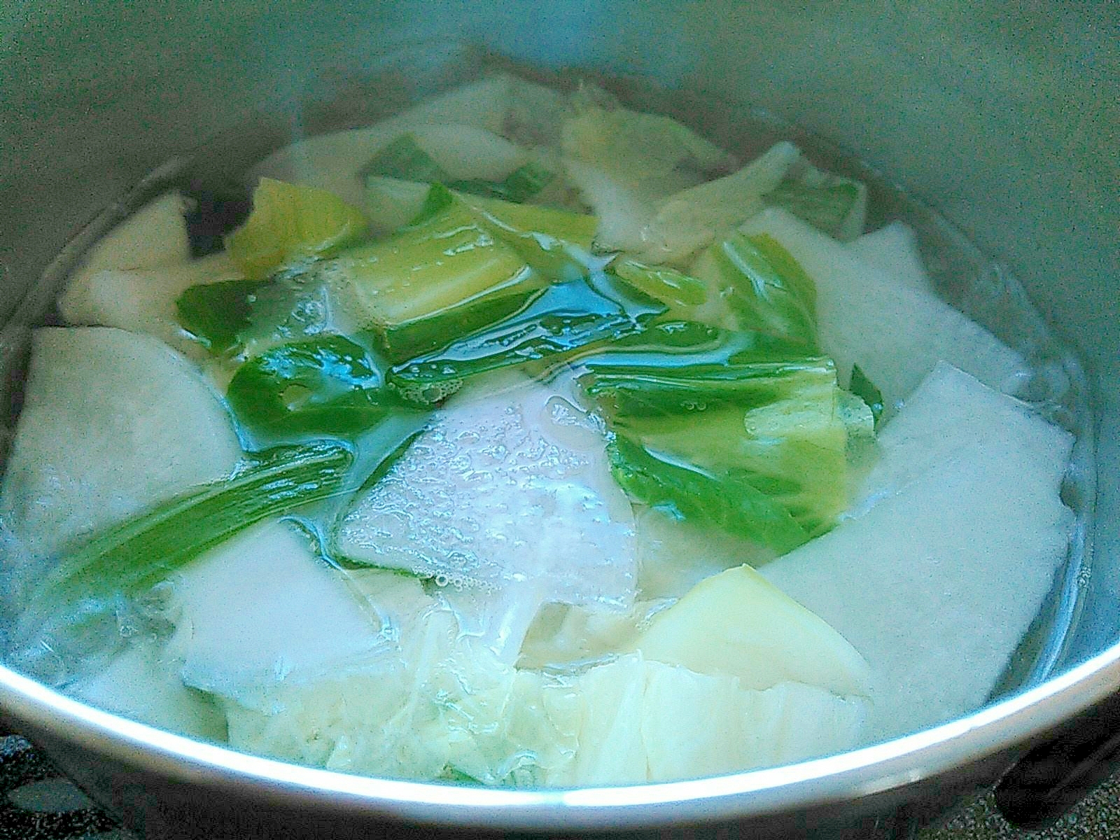 大根&青ネギ&白菜のさっぱりスープ