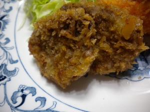 シカ肉のフライ