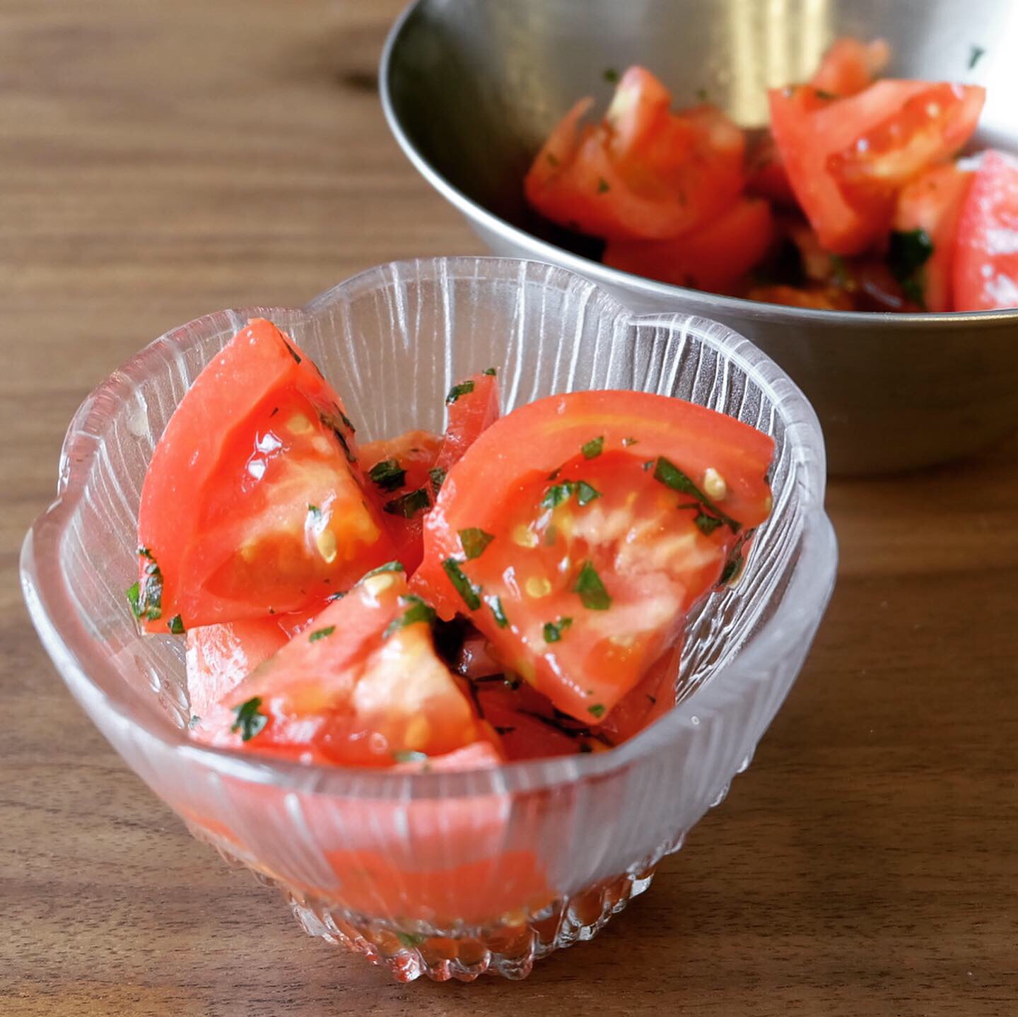 和えるだけ しそ香る 冷やしトマト レシピ 作り方 By まま応援レシピ Yuriko 楽天レシピ