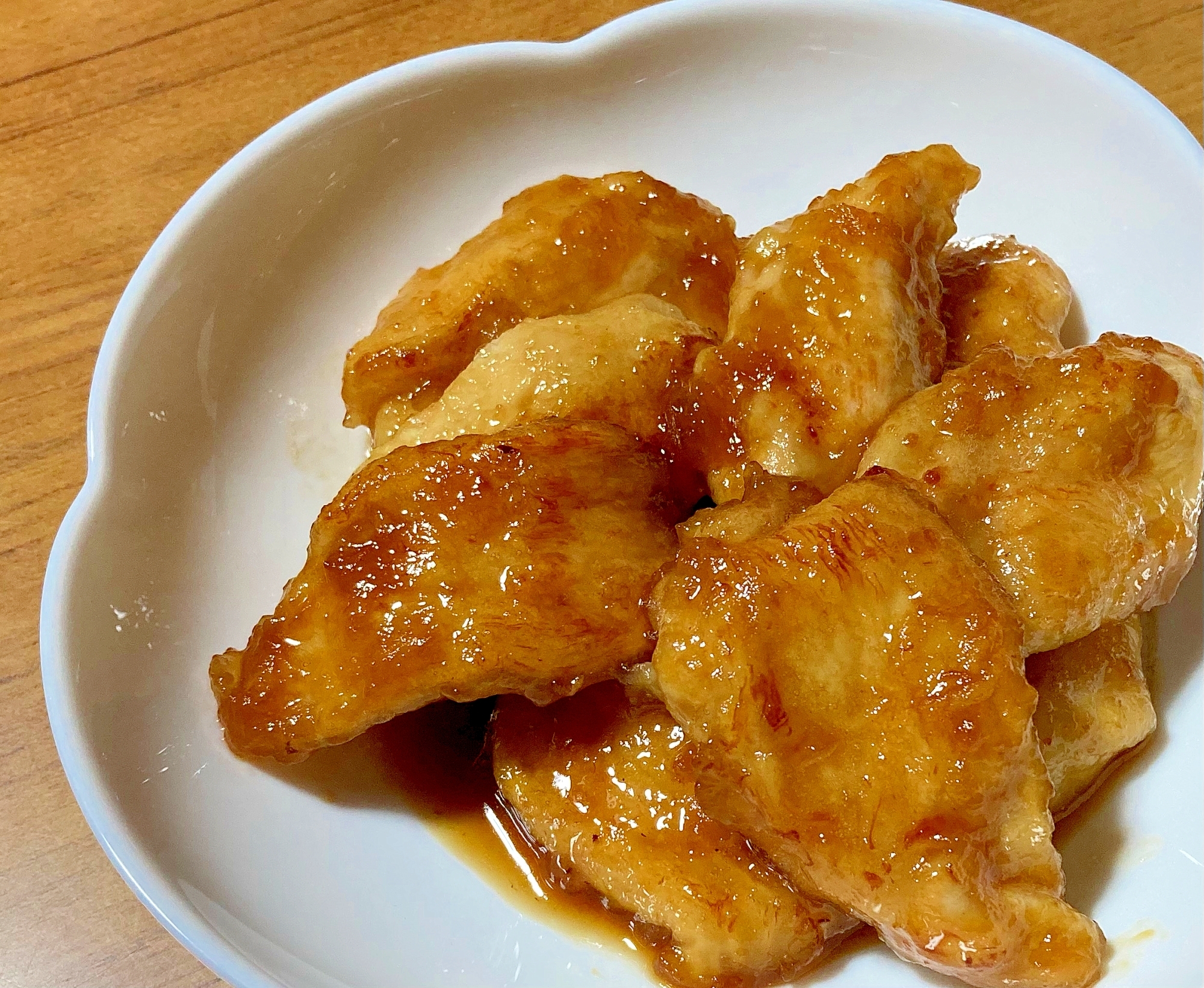 鶏むね肉のやわらか照り煮