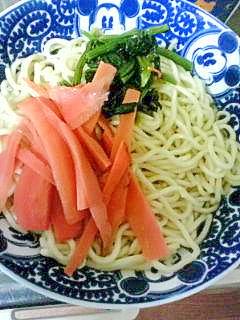 冷たい塩ラーメン(^ー^* )♪