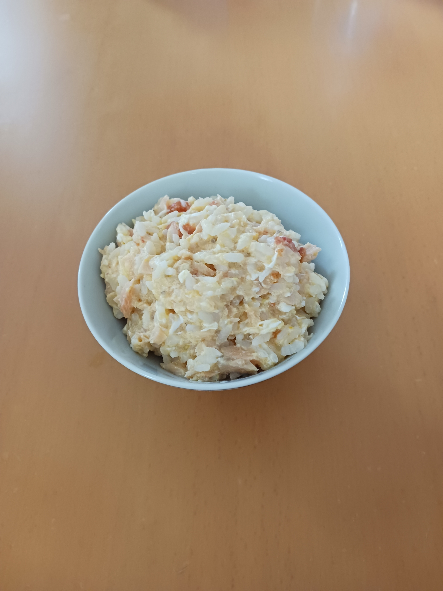 鮭とトマトの卵雑炊