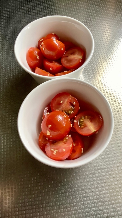 切ってまぜまぜ☆トマトの中華マリネ