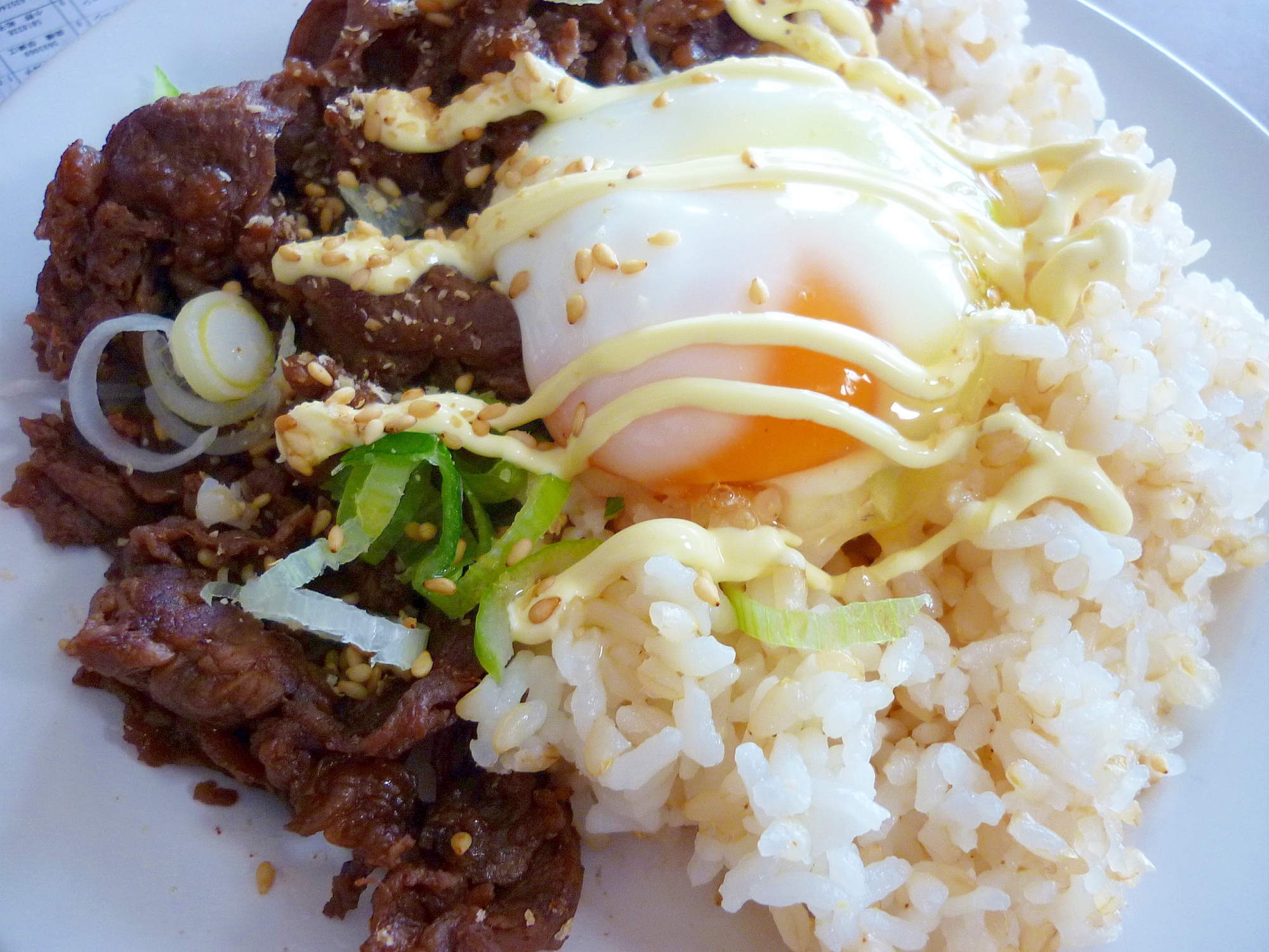 ごま油&塩がpoint!韓国風な焼肉ごはん~*