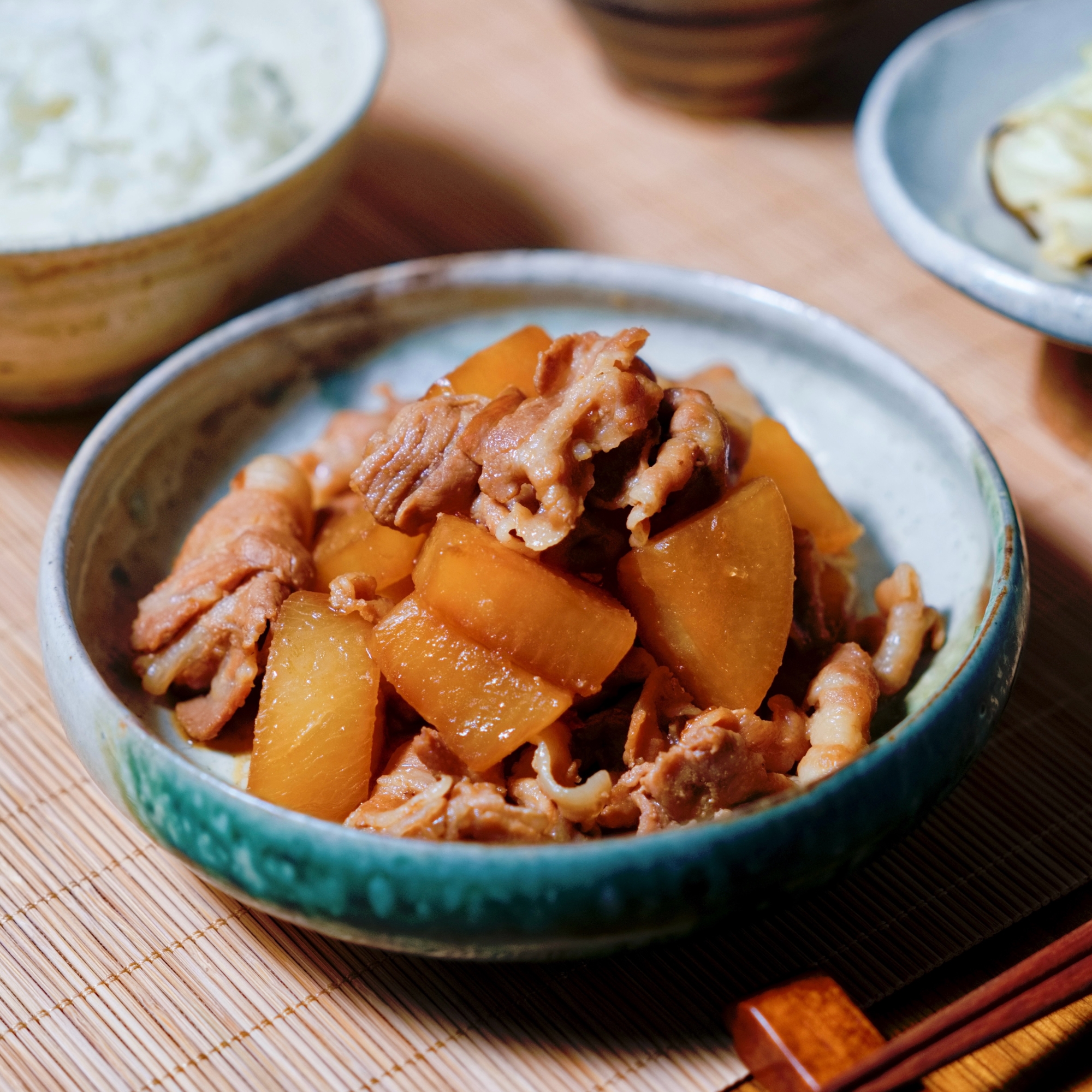 こっくり味❤️大根と豚肉のべっこう煮【和食・主菜】