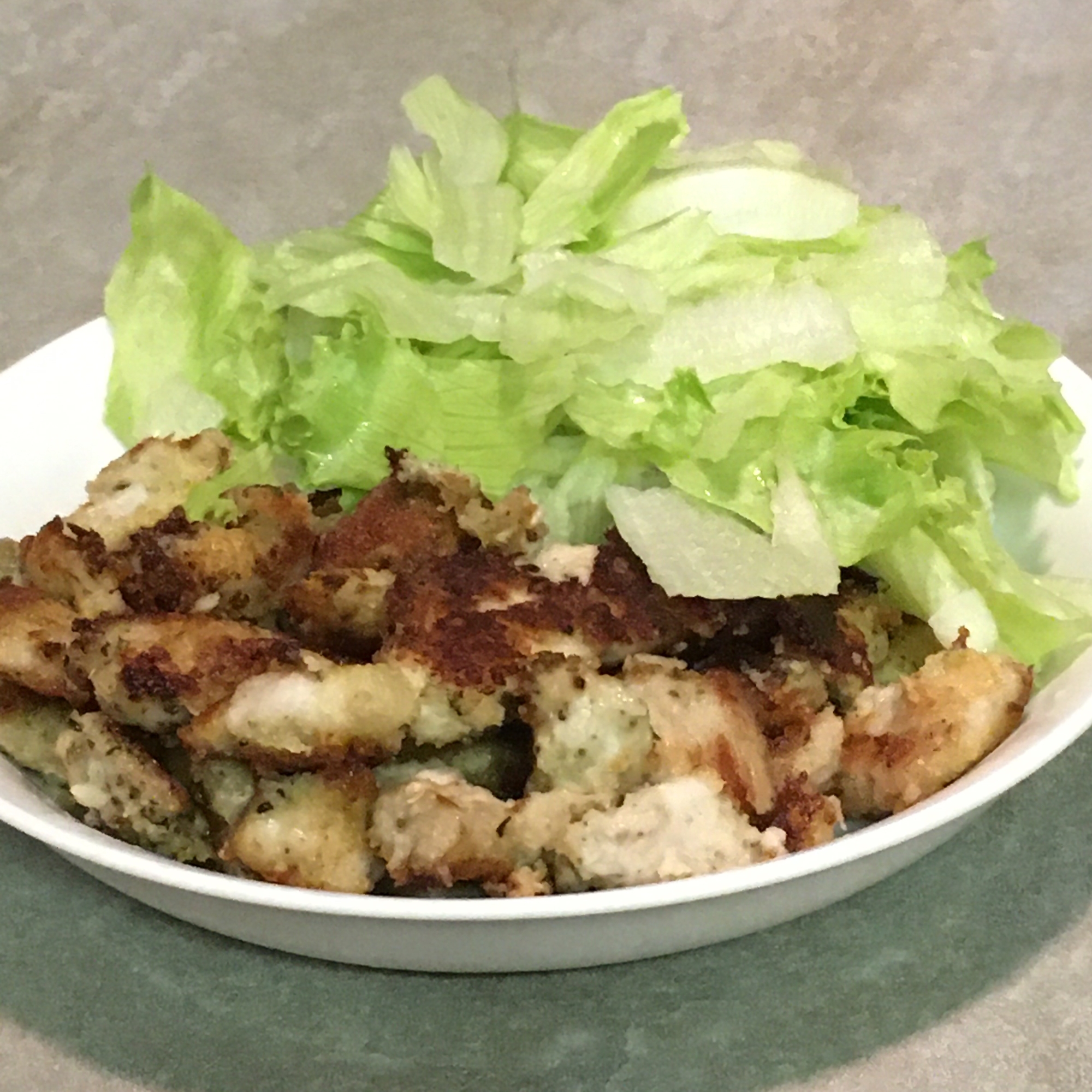 鶏むね肉の香草揚げ焼き♪