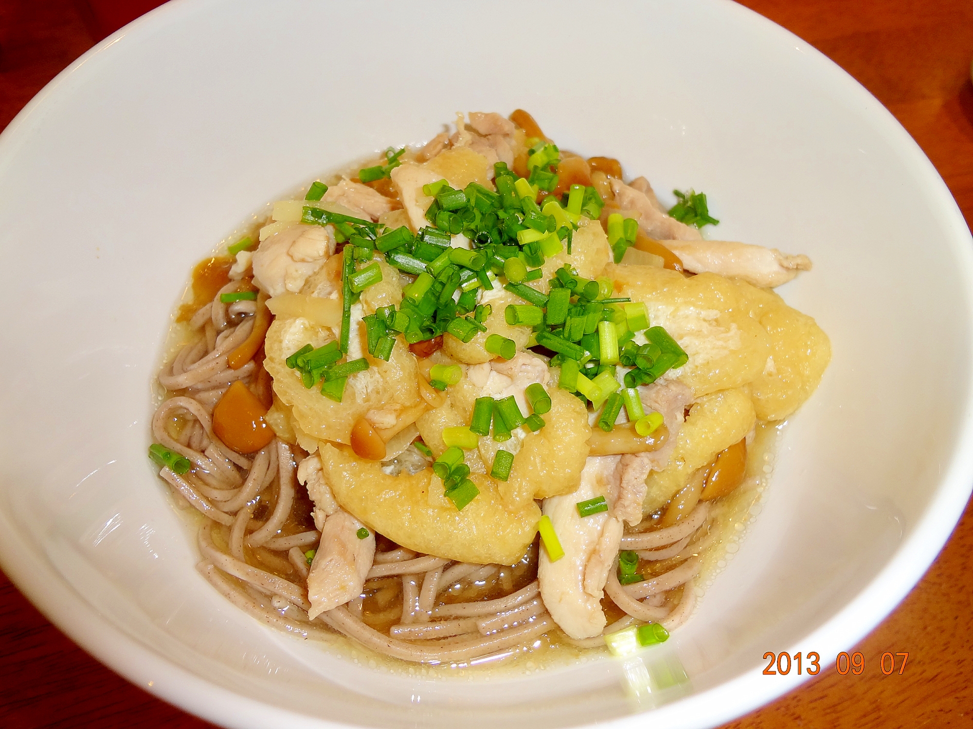 ホッとする鶏蕎麦