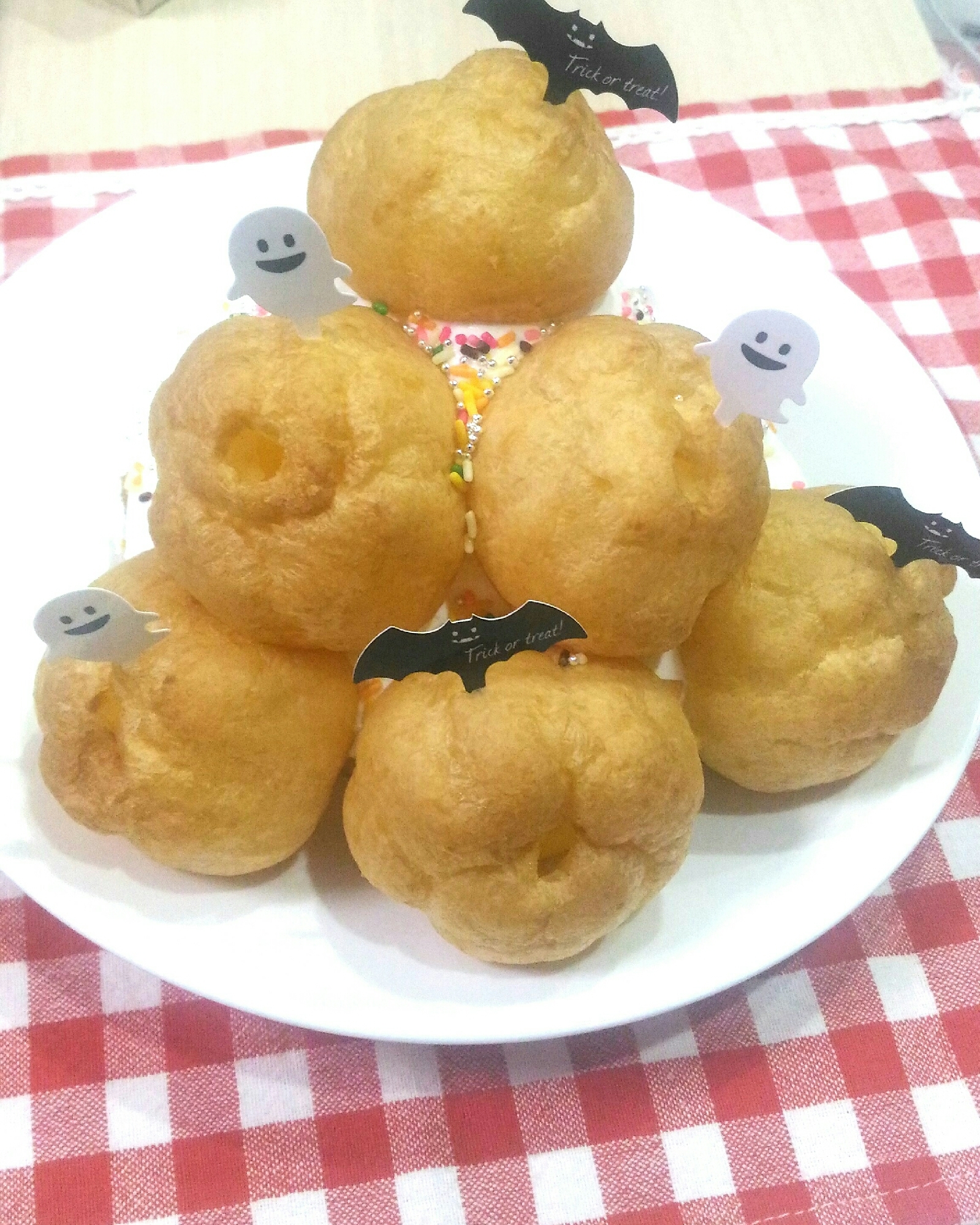 シュークリームで ツリーケーキ レシピ 作り方 By Sato Sea 319 楽天レシピ