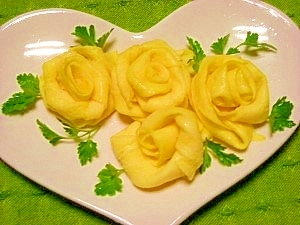 卵焼き 黄色いバラ レシピ 作り方 By ブルーボリジ 楽天レシピ 卵焼き 黄色いバラ レシピ 作り方 By ブルーボリジ 楽天レシピ