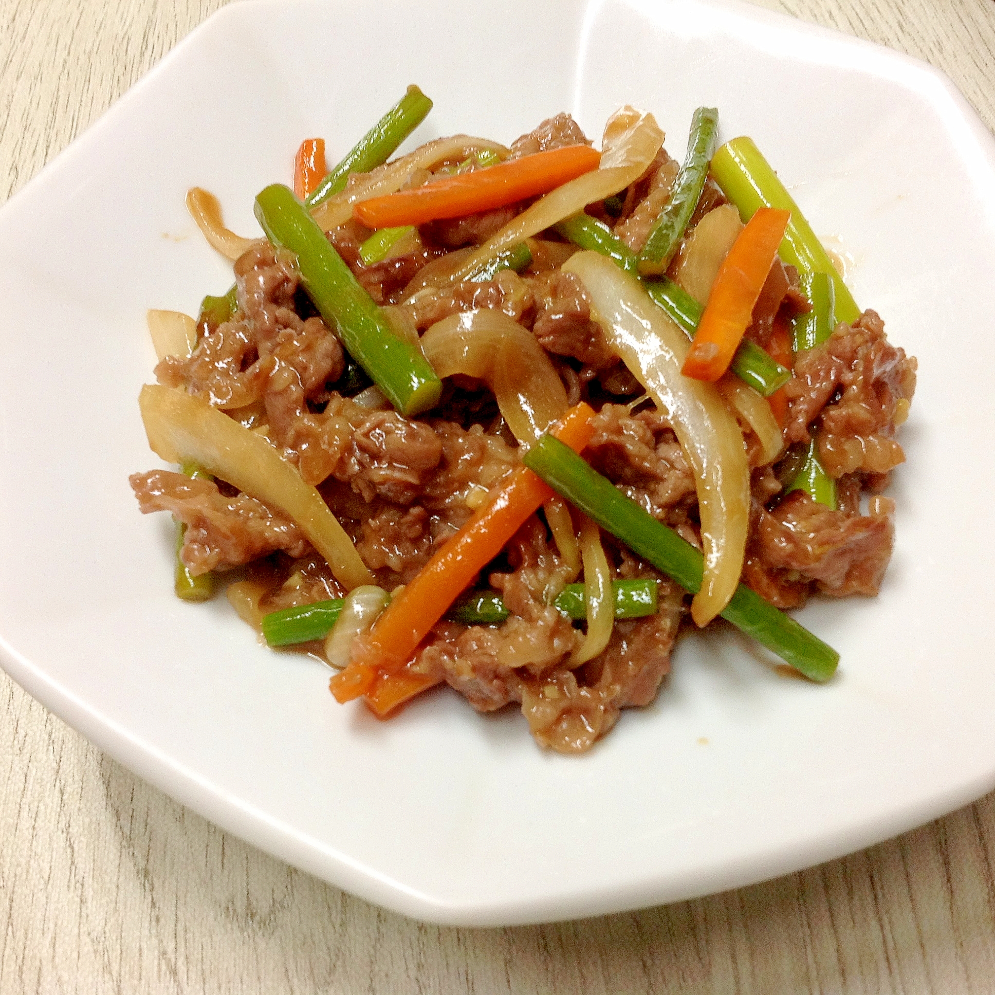 プロ直伝‼︎牛肉とにんにくの芽の炒め