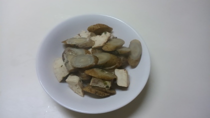 マグロのあらとごぼうの生姜煮
