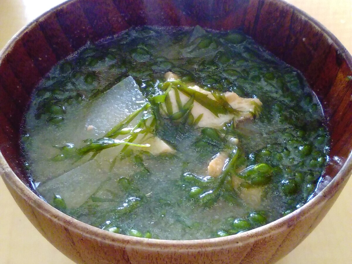 アカモク ギバサ の味噌汁 レシピ 作り方 By もちゃ子 楽天レシピ アカモク ギバサ の味噌汁 レシピ 作り方 By もちゃ子 楽天レシピ