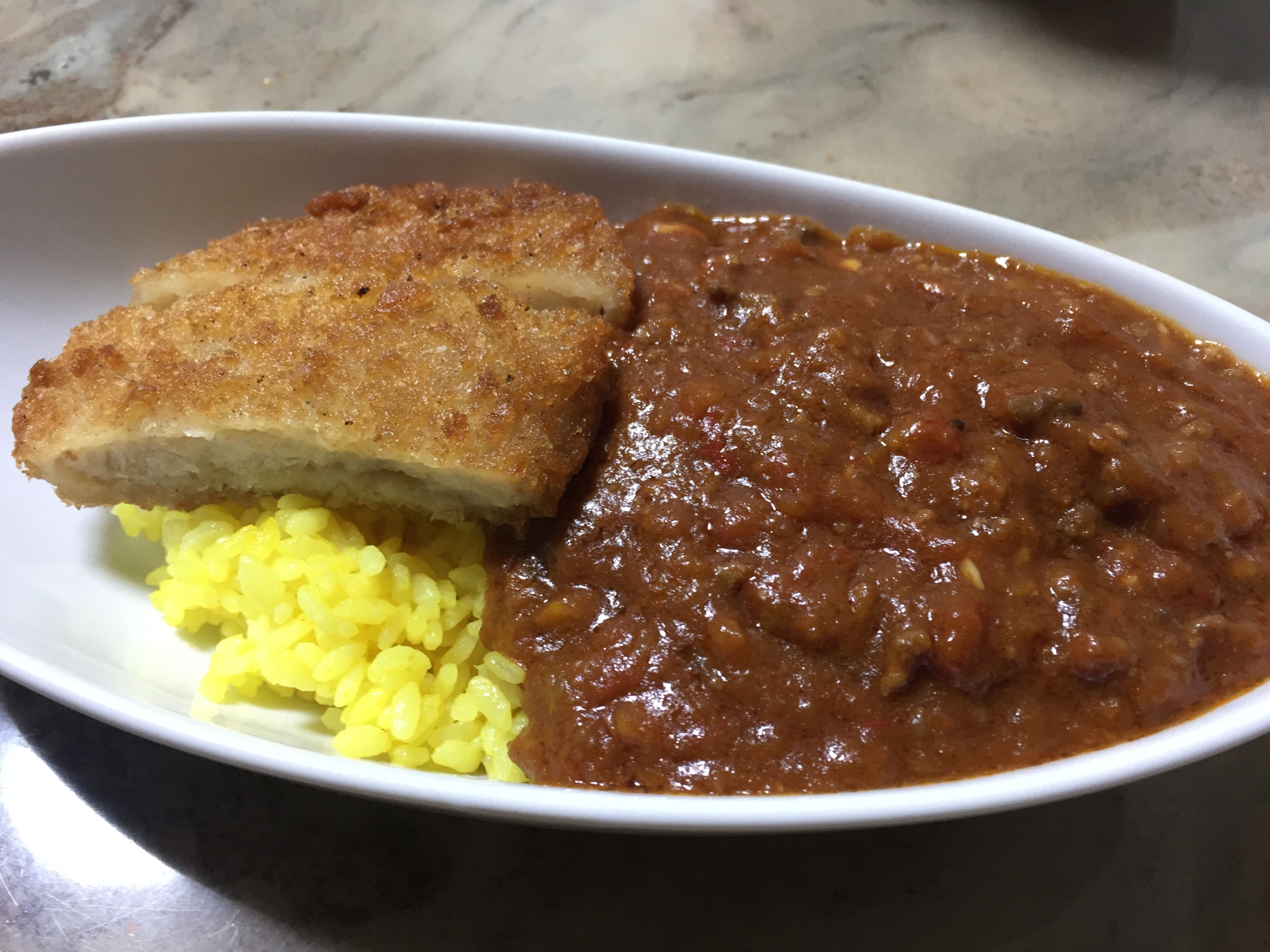 フライパンで15分で作るトマトカレー