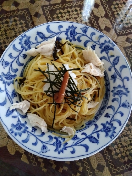 茹でるだけ！ やみつき塩昆布パスタ