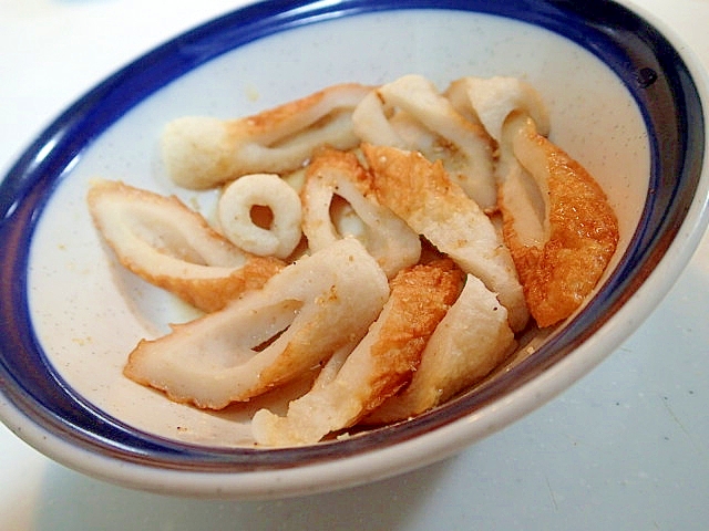 レンジで　竹輪の麺つゆ煮