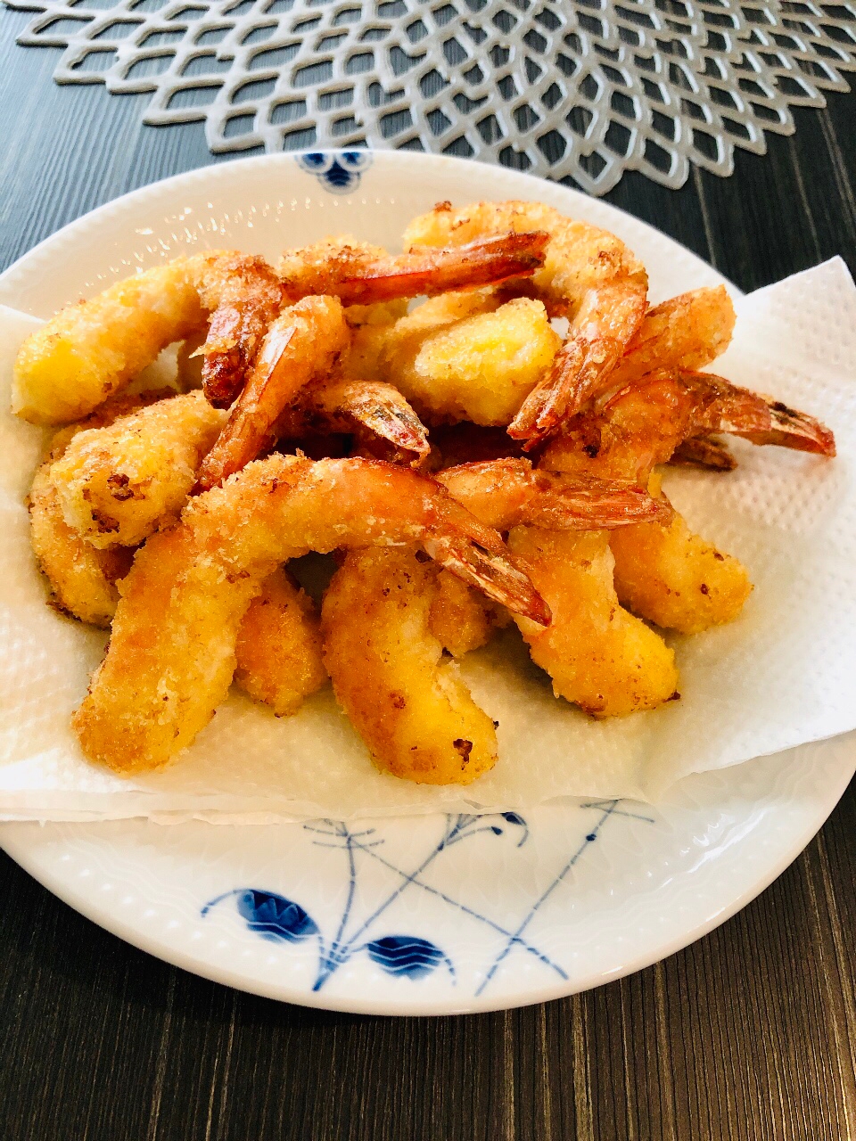 バナメイエビで☆フライパン揚げ焼き海老フライ