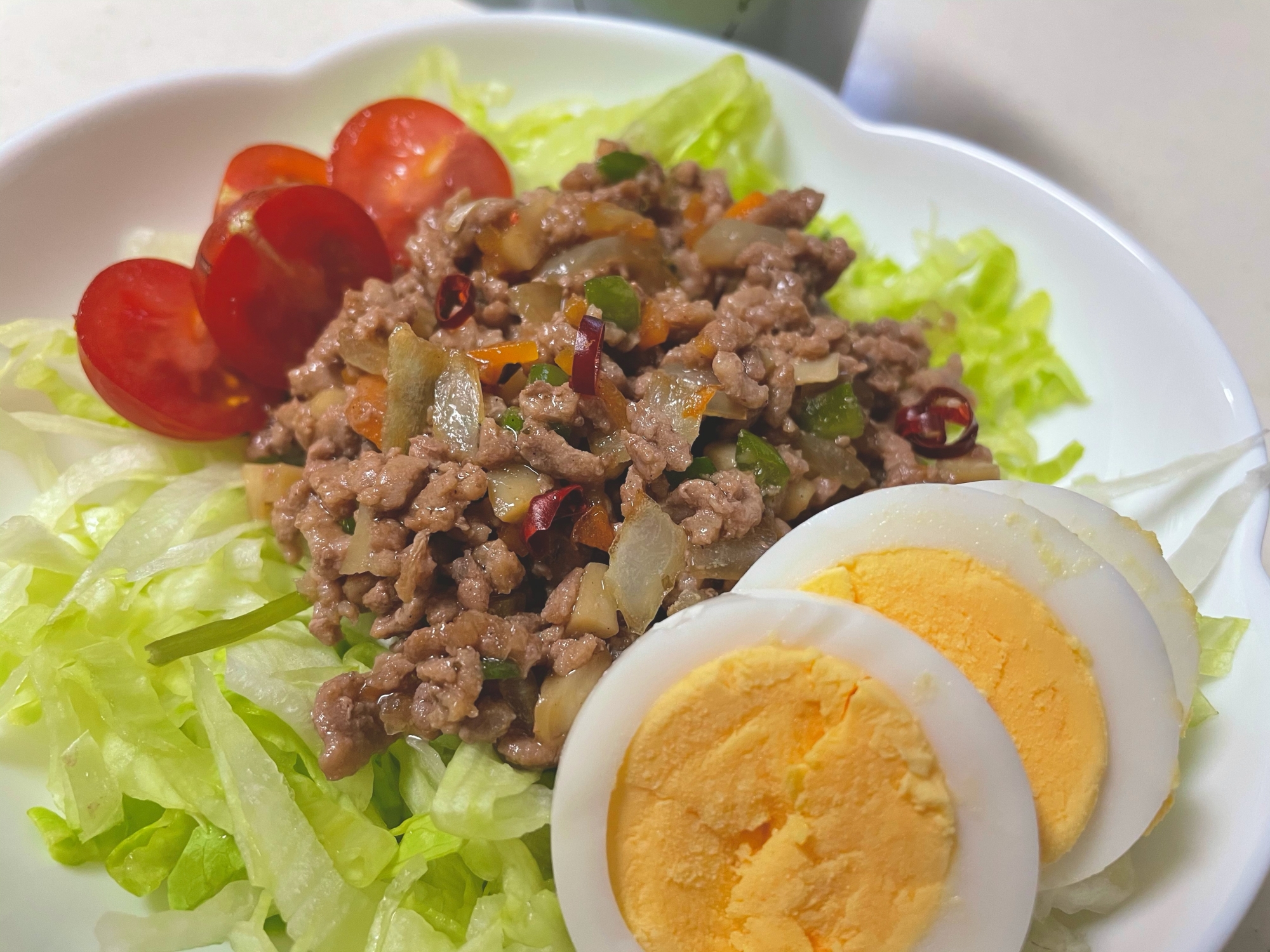 ★簡単ガパオサラダ★ダイエット、ヘルシー、糖質オフ