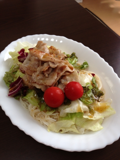 夏のお昼に。サラダ麺