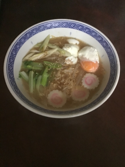 日清のラーメン屋さん☆落とし卵の函館しおラーメン