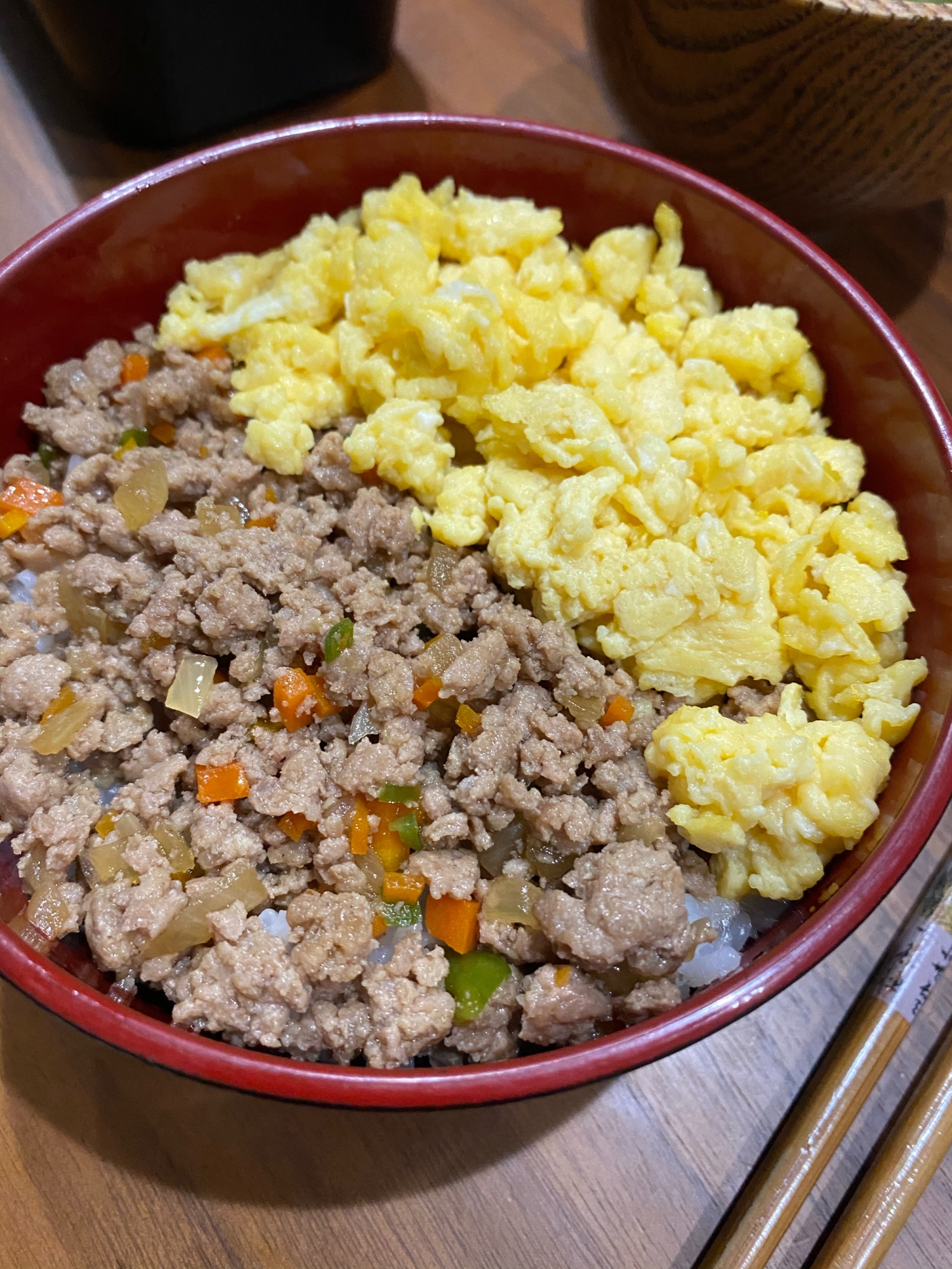 簡単！2色丼！！