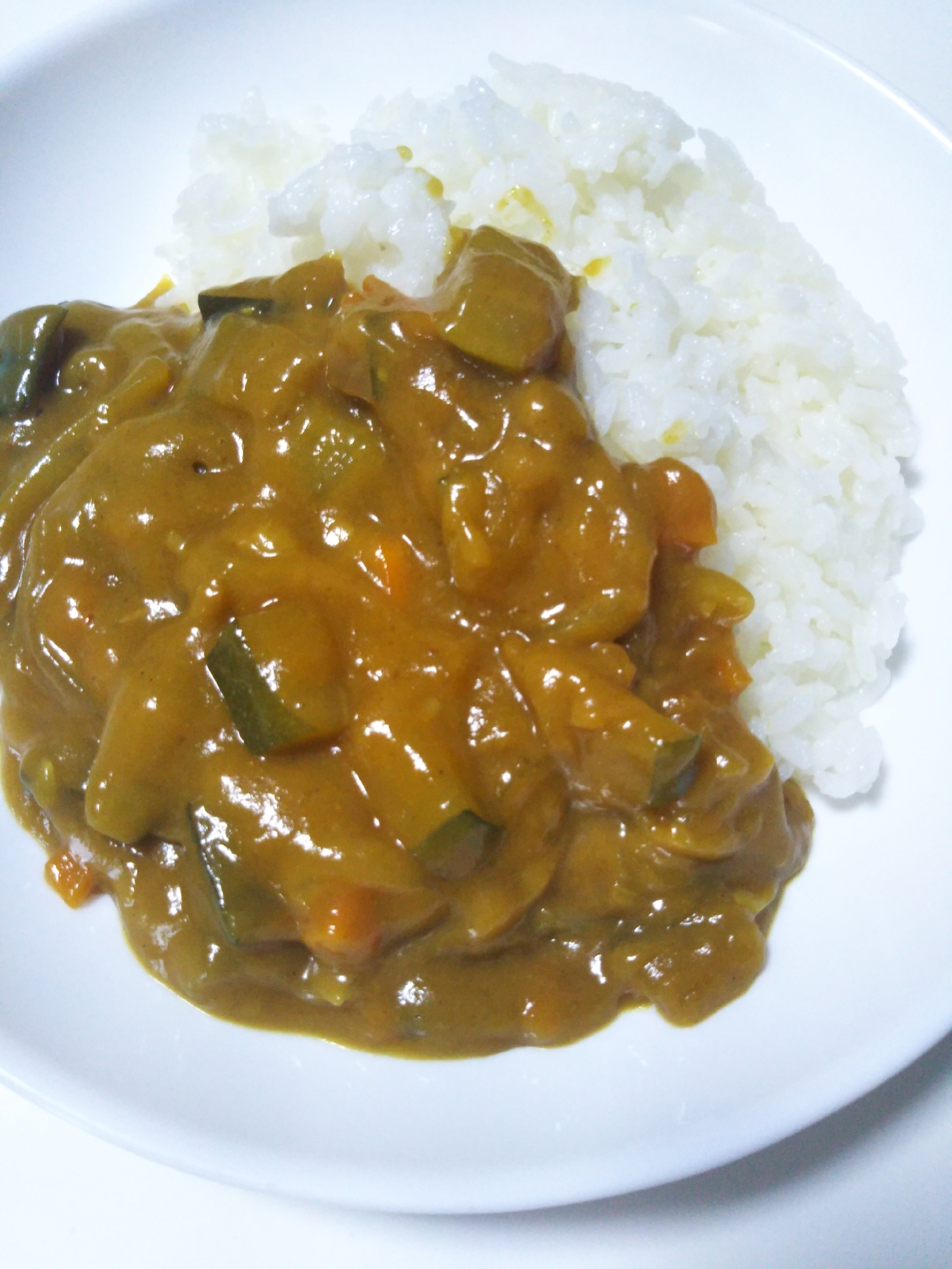 夏野菜であっさりカレー