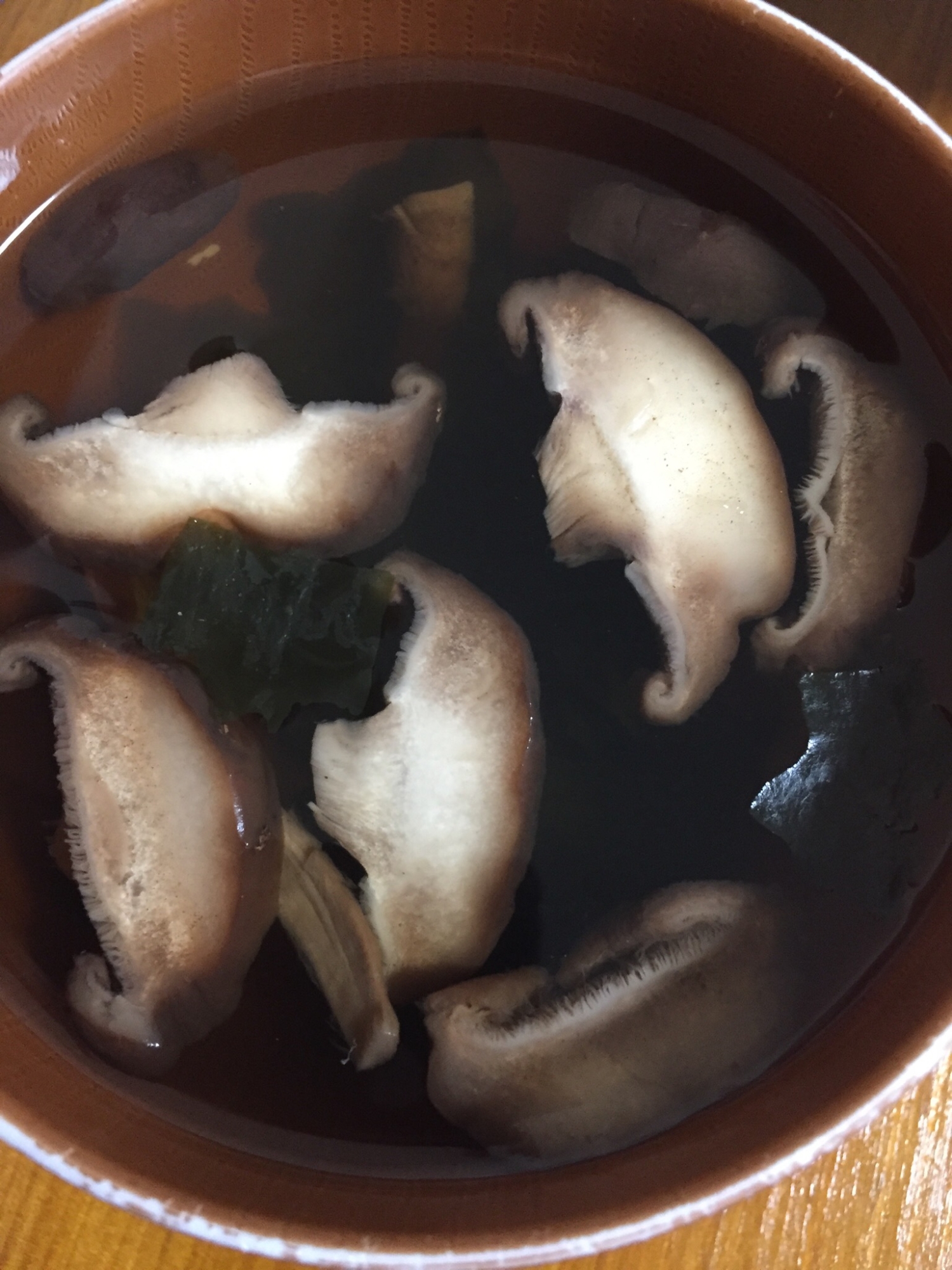 椎茸のお澄まし