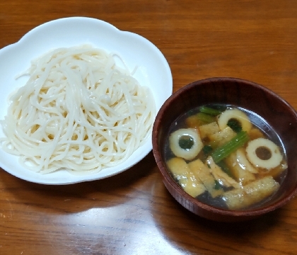 【めんつゆで簡単】鶏南蛮つけ素麺